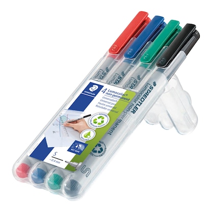 Artikelbild 9 für STAEDTLER Lumocolor Folienstifte-Set farbsortiert non-permanent 4 St., Artikelnummer 147512