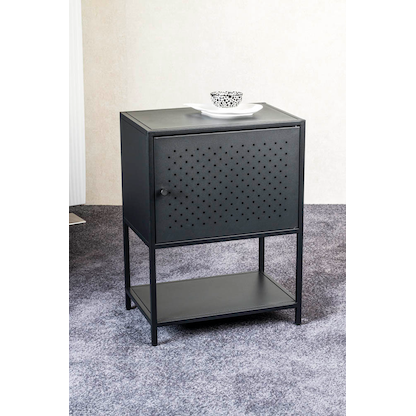 Artikelbild 3 für HAKU Möbel Konsole Nachttisch Metall schwarz 45,0 x 30,0 x 60,0 cm, Artikelnummer 340206