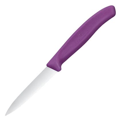 Artikelbild 10 für VICTORINOX Küchenmesser Swiss Classic silber, violett glänzend, Klinge: 8,0 cm, 1 St., Artikelnummer 533279