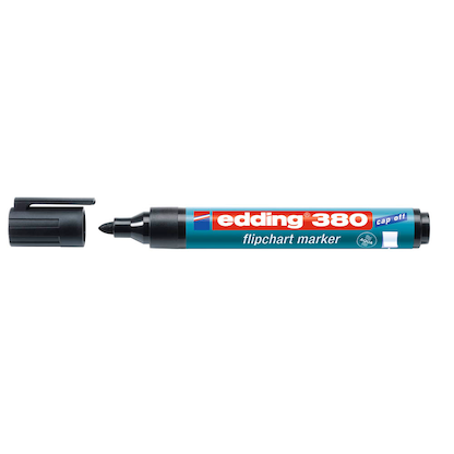 Artikelbild 4 für edding 380 Flipchart-Marker farbsortiert 1,5 - 3,0 mm, 4 St., Artikelnummer 541441