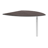 Artikelbild 1 für röhr Anbautisch höhenverstellbar Imperia quarzit, silber freiform 101,5 x 104,4 x 68,0 - 82,0 cm, Artikelnummer 810028