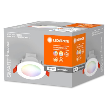 Artikelbild 9 für LEDVANCE SMART+ RECESS DOWNLIGHT WIFI SPOT LED-Einbaustrahler weiß 4 W, Artikelnummer 533808
