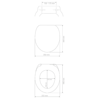 Artikelbild 3 für WENKO WC-Sitz Bergamo weiß, Artikelnummer 811972