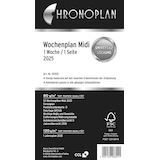Artikelbild 1 für CHRONOPLAN Kalendereinlage 2025 Wochenplan Midi (9,6 x 17,2 cm), Artikelnummer 353540