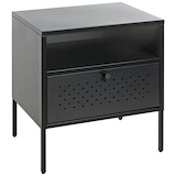 Artikelbild 1 für HAKU Möbel Konsole Nachttisch Metall schwarz 45,0 x 35,0 x 50,0 cm, Artikelnummer 340236