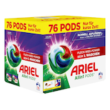 Artikelbild 1 für ARIEL COLOR+ Allin1 PODS Waschmittel Caps, 76 St., Artikelnummer 526479
