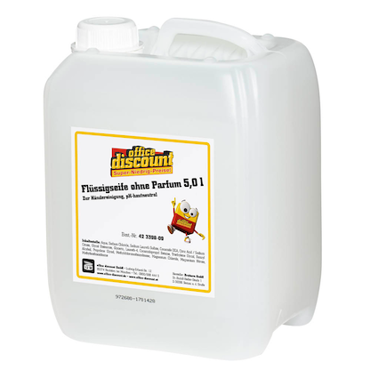 Artikelbild 2 für office discount Neutral Flüssigseife 5,0 l, Artikelnummer 478749