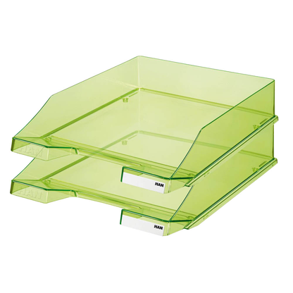 Artikelbild 19 für AKTION: 2 HAN Briefablagen C4 grün-transparent, Artikelnummer 681833
