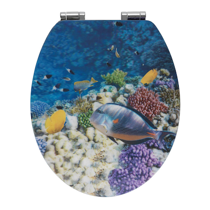 Artikelbild 4 für WENKO WC-Sitz mit Absenkautomatik Fish mit 3D-Effekt mehrfarbig, Artikelnummer 812911