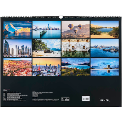 Artikelbild 14 für KUNTH Monats-Wandkalender Reise um die Welt 2026, Artikelnummer 575963