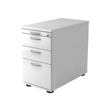 Artikelbild 1 für HAMMERBACHER Solid SC40 Standcontainer weiß 4 Auszüge 42,8 x 80,0 x 72,0 - 76,0 cm, Artikelnummer 983197