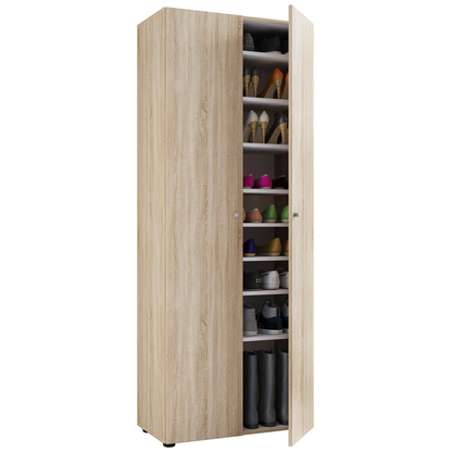 Artikelbild 14 für VCM my home Schuhschrank Vandol I, 913071 sonoma-eiche 8 Fachböden 71,0 x 37,0 x 180,0 cm, Artikelnummer 387874