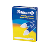 Artikelbild 1 für Pelikan 772/12 Signierkreiden weiß, 12 St., Artikelnummer 402582