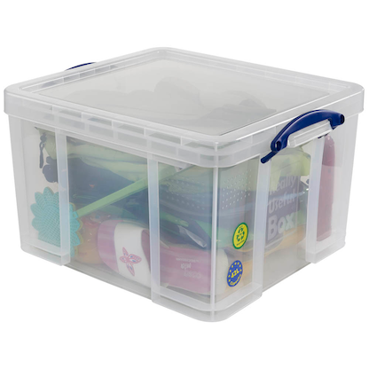 Artikelbild 7 für Really Useful Box Aufbewahrungsbox 42,0 l transparent 52,0 x 44,0 x 31,0 cm, Artikelnummer 327496