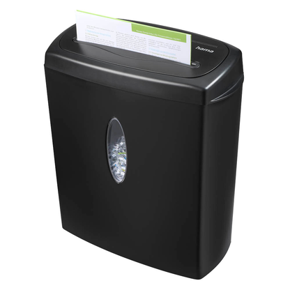 Artikelbild 7 für hama Home X10CD Aktenvernichter mit Partikelschnitt P-4, 4 x 40 mm, bis 10 Blatt, schwarz, Artikelnummer 274991