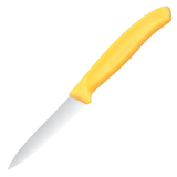 Artikelbild 1 für VICTORINOX Küchenmesser Swiss Classic silber, gelb glänzend, Klinge: 8,0 cm, 1 St., Artikelnummer 533594