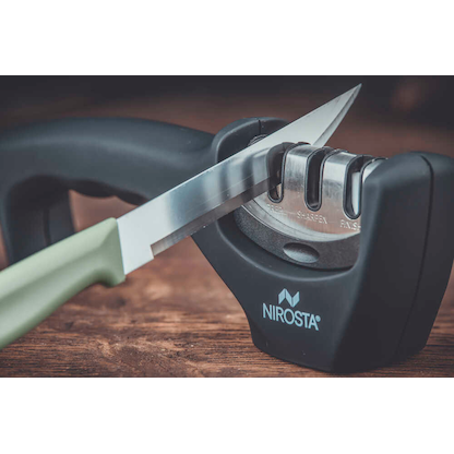 Artikelbild 3 für NIROSTA Messerschärfer Quick-Sharp schwarz, silber, Artikelnummer 584167