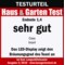 Testsiegel von Haus & Garten Test für Caso Inox4: Sehr gut mit Note 1,4. Hinweis: LED-Display für Bräunungsgrad des Toasts. Ausgabe 2/2018.