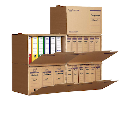 Artikelbild 2 für 5 ELBA Archivcontainer tric system braun 51,0 x 36,0 x 33,0 cm, Artikelnummer 748582
