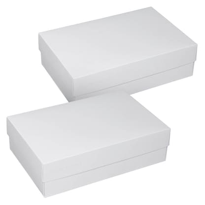Artikelbild 2 für 2 BUNTBOX L Geschenkboxen 3,6 l weiß 26,6 x 17,2 x 7,8 cm, Artikelnummer 303814