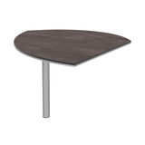 Artikelbild 1 für röhr Anbautisch höhenverstellbar Imperia quarzit, silber freiform 101,5 x 104,4 x 68,0 - 82,0 cm, Artikelnummer 810226