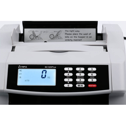 Artikelbild 3 für OLYMPIA Banknotenzähler NC 520 plus, Artikelnummer 967523