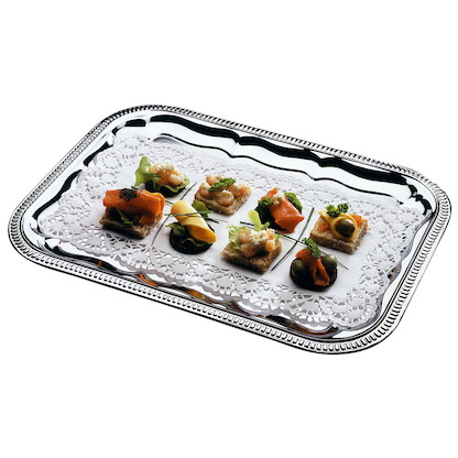 Artikelbild 2 für APS Servierplatte silber 31,0 x 41,5 cm, Artikelnummer 194849