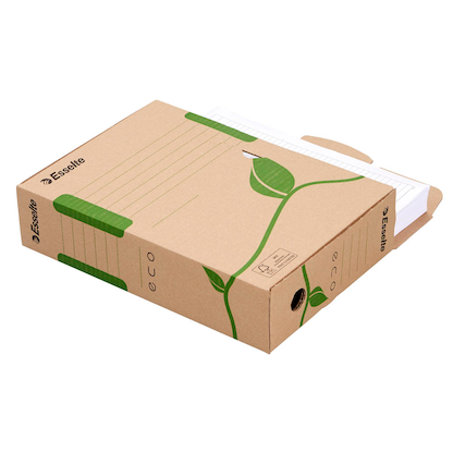 Artikelbild 9 für 25 Esselte Archivboxen ECO braun 8,0 x 23,3 x 32,7 cm, Artikelnummer 845887
