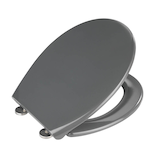 Artikelbild 1 für WENKO WC-Sitz mit Absenkautomatik Samos dunkelgrau, Artikelnummer 813727