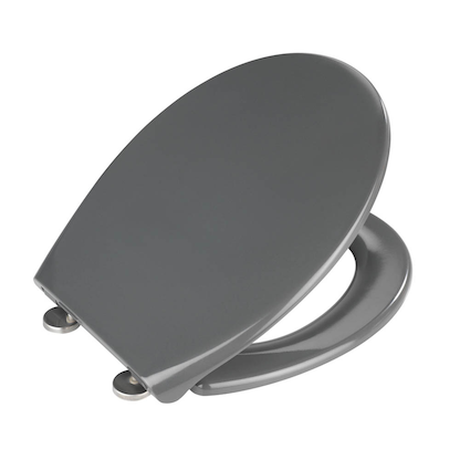 Artikelbild für WENKO WC-Sitz mit Absenkautomatik Samos dunkelgrau, Artikelnummer 813727
