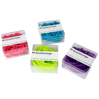 Artikelbild 2 für M&M Gummiringe grün, rot, blau oder violett 40 Stück, Artikelnummer 647429
