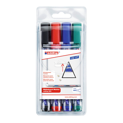 Artikelbild 14 für edding 363 Whiteboard-Marker farbsortiert 1,0 - 5,0 mm, 4 St., Artikelnummer 477950