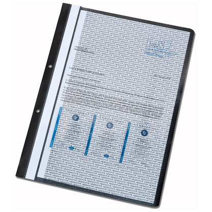 Artikelbild für HIDENTITY® Archivhefter Kunststoff schwarz DIN A4, 5 St., Artikelnummer 400028