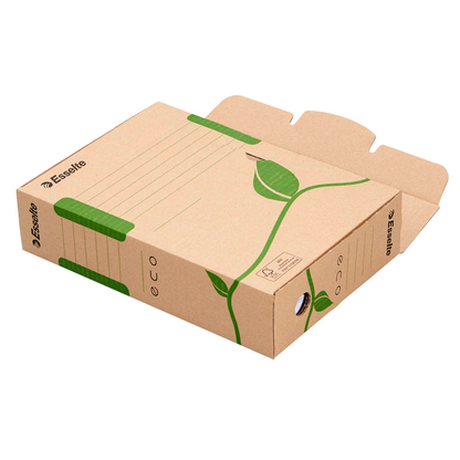 Artikelbild 10 für 25 Esselte Archivboxen ECO braun 8,0 x 23,3 x 32,7 cm, Artikelnummer 845887