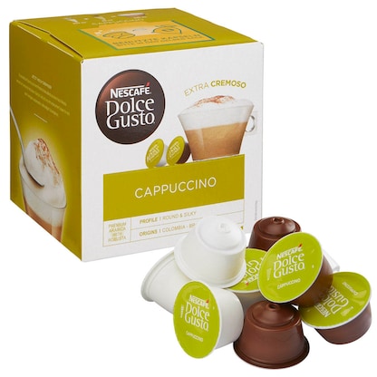 Artikelbild 15 für NESCAFÉ DOLCE GUSTO® CAPPUCCINO Kaffeekapseln, Arabicabohnen 8 Portionen, Artikelnummer 546147