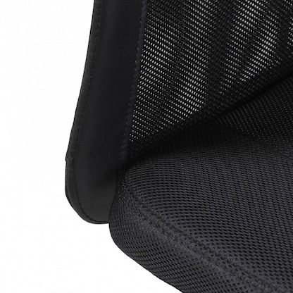 Artikelbild 7 für AMSTYLE Kinderdrehstuhl, SPM1.313 Stoff schwarz, Gestell silber, Artikelnummer 905374