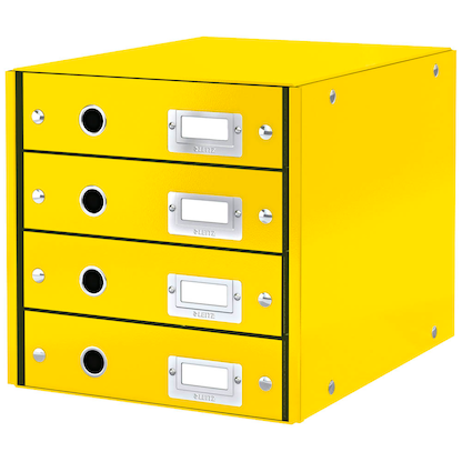 Artikelbild 20 für LEITZ Schubladenbox Click & Store gelb 60490016, DIN A4 mit 4 Schubladen, Artikelnummer 916876