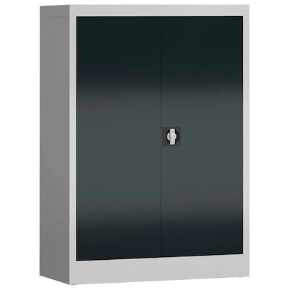 Artikelbild 2 für ClassiX Metallschrank X-530328 anthrazit, lichtgrau 92,0 x 42,0 x 120,0 cm, aufgebaut, Artikelnummer 183846
