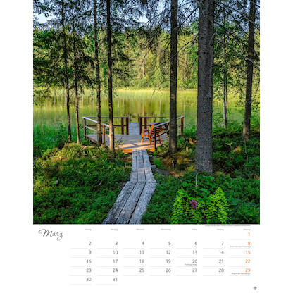 Artikelbild 4 für Heye Monats-Wandkalender Wege zum Träumen 2026, Artikelnummer 551182