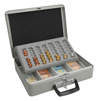 Artikelbild 1 für WEDO Geldkassette 149100812 Maxi grau, Artikelnummer 360608