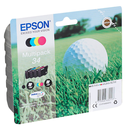 Artikelbild 2 für EPSON 34 / T3466 schwarz, cyan, magenta, gelb Druckerpatronen, 4er-Set, Artikelnummer 371183