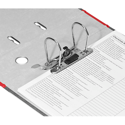 Artikelbild 5 für office discount Ordner rot marmoriert Karton 8,0 cm DIN A4, Artikelnummer 501411