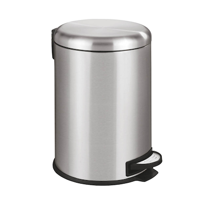 Artikelbild 5 für WENKO Leman Mülleimer 20,0 l silber, Artikelnummer 805404