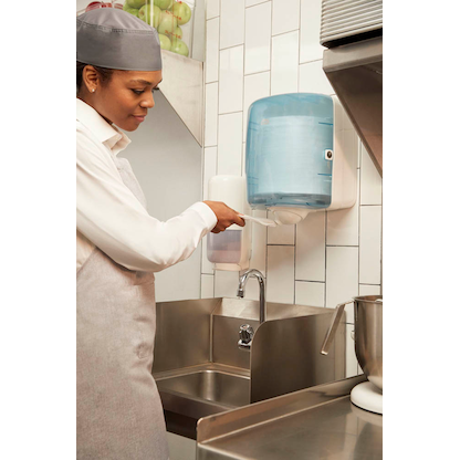 Artikelbild 5 für TORK Putztuchspender Performance Reflex™ M4 473180 türkis Kunststoff, Artikelnummer 577200