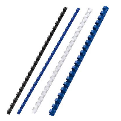 Artikelbild 6 für 100 GBC Kunststoffbinderücken weiß für 95 Blatt, Artikelnummer 857524