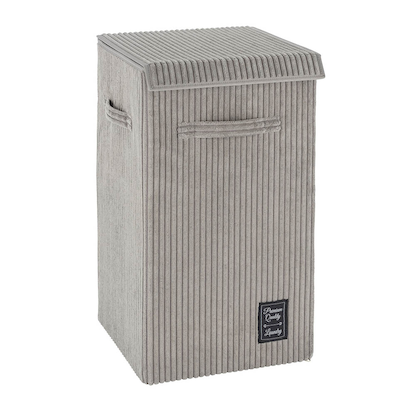 Artikelbild 3 für WENKO Wäschekorb Cora grau, Artikelnummer 531493