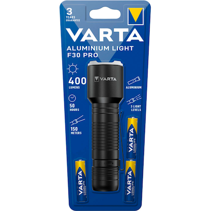 Artikelbild 20 für VARTA Aluminuim Light F30 Pro LED Taschenlampe schwarz 12,87 cm, 400 Lumen, Artikelnummer 775831