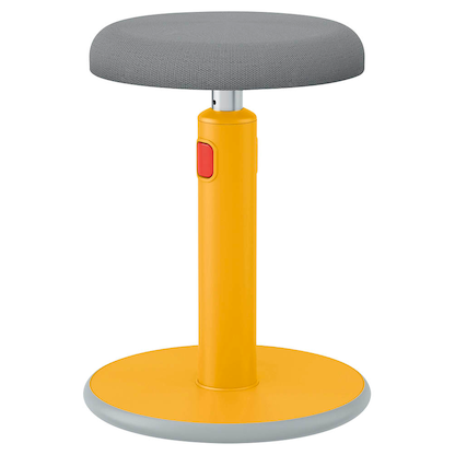 Artikelbild für AKTION: LEITZ Hocker Ergo Cosy 65180019 grau, gelb mit 10 Euro CashBack, Artikelnummer 518322