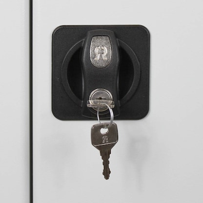 Artikelbild 4 für ADB Metallschrank 40833 lichtgrau 71,0 x 30,0 x 195,0 cm, aufgebaut, Artikelnummer 892697