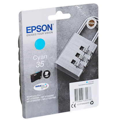 Artikelbild 2 für EPSON 35 / T3582 cyan Druckerpatrone, Artikelnummer 371296